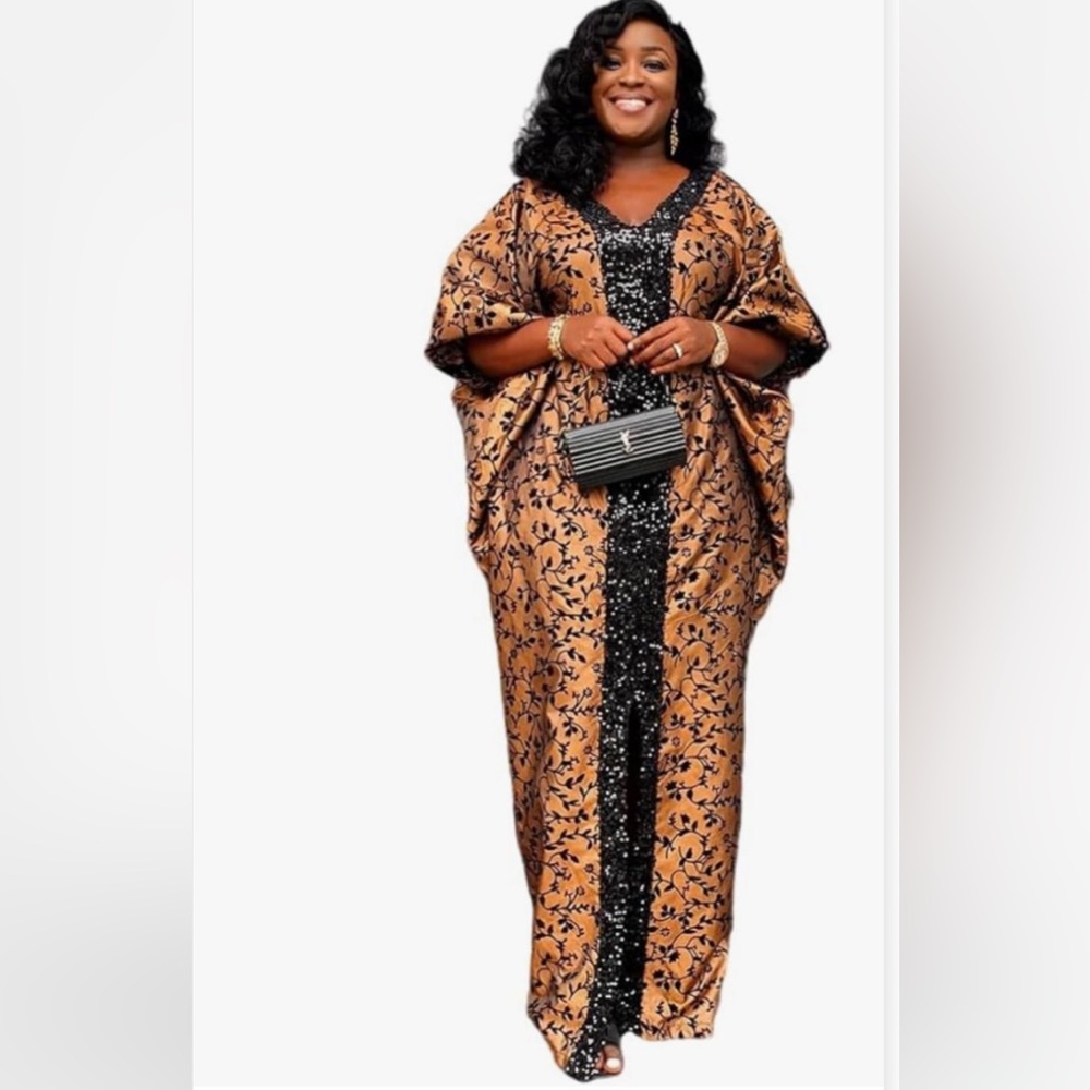 Ankara long BUBU gown